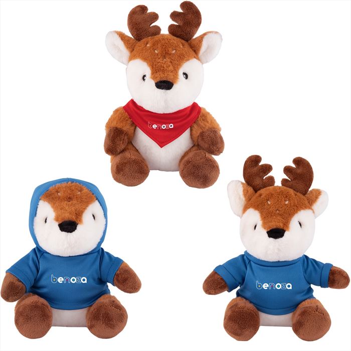 TH80091 6" Rayne Deer Plush with Custom Imprint